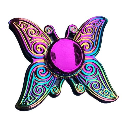 Fléchettes Papillon Colorées En Métal, Lotus, Anti-Stress, Spinner À Doigts, Jouet Pour Enfants, Cadeau, Nouveau