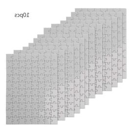 10 Paquets De Puzzles Faits À La Main A4 A5 Par Sublimation, Puzzle Vierge À Faire Soi-Même, Puzzle Vierge Personnalisé Pour L'Artisanat De Transfert De Chaleur