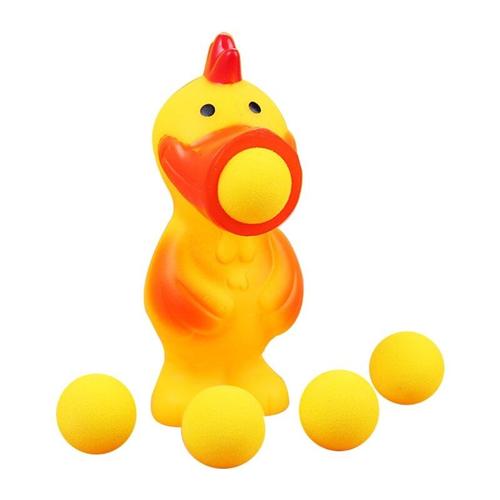 Jouet De Bureau Anti-Stress Amusant Avec 4 Pièces De Balles En Mousse, Boule De Canon, Jouets Squishy, Jouets Mignons Et Réalistes