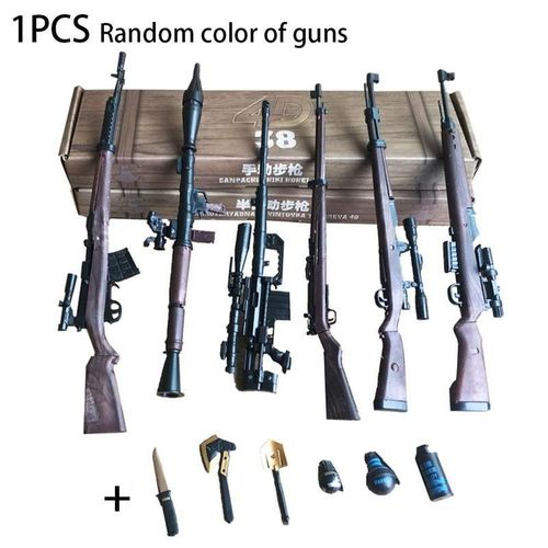 Jouet Pistolet Militaire 4d À Échelle 1:6, 1 Pièce, 12 Pouces, 98k, Rpg Svt-40, M200 38