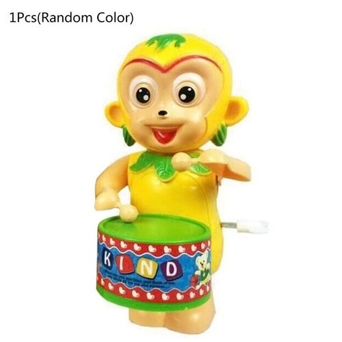 Jouet De Tambour De Dessin Animé D55e 12cm/5 Pouces, Mécanisme Mécanique Avec Engrenage À Ressort, Jouet Interactif Pour Bébés Enfants, Cadeau De Noël