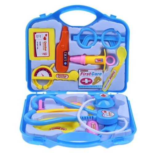 Ensemble De Jouets De Simulation Pour Enfants, Valise Portable Pour Médecin Et Infirmière, Kit Médical, Jeu De Rôle Éducatif Pour Enfants, 15 Pièces/Ensemble