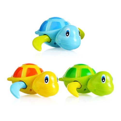 Jouet De Bain Mignon En Forme De Poisson, Dessin Animé, Tortue À Enrouler, Horloge, Petit Animal, Hippopotame, Jeu De Natation
