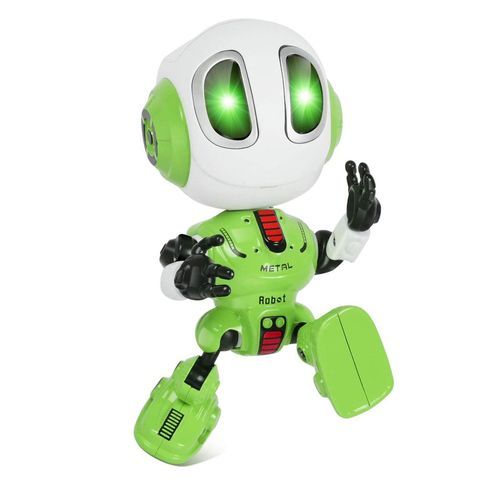 Robot Parlant Intelligent, Jouet Électrique Usb, Diy, Yeux Led Colorés, Cadeaux Pour Enfants