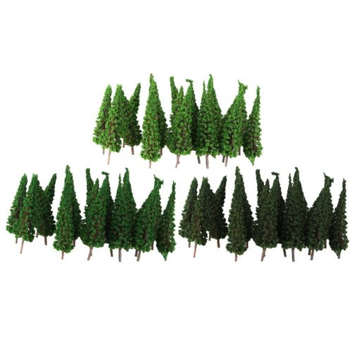 Diorama De Chemin De Fer, Échelle 150 Ho, Arbres Miniatures, Train, Paysage