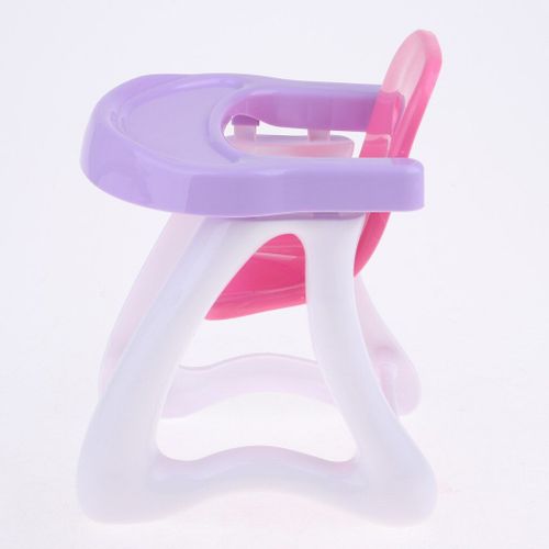 Poupée Bébé Chaise Haute Adaptée À Mellchan Et Poupées Reborn 8-12 Pouces, Ensemble De Jeu Intérieur Et Extérieur Pour Enfants, Jouets De Cuisine