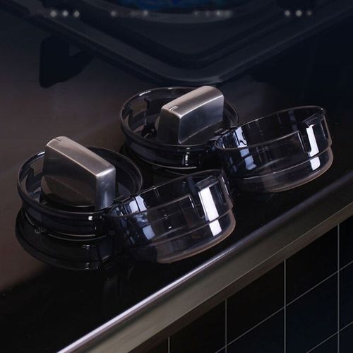 Couvercle De Verrouillage De Four De Sécurité Pour Bébé 2 Pièces, Couvercle De Bouton De Cuisinière À Gaz, Protection De Commutateur De Cuisine Domestique
