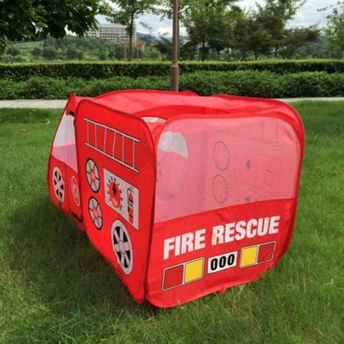 Tente De Jeu Intérieure Et Extérieure Pour Enfants, Camion De Pompiers, Voiture En Forme De Fosse À Balles, Cabane, Jouet