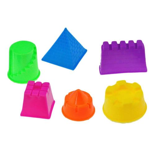 Moules De Mini Château De Sable, 6 Pièces, Pyramide De Construction, Château De Sable, Jouet De Plage Pour Enfant