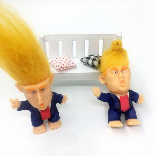 Figurines Articulées Du Président Donald Trump 2.36, 2020 Pouces, Poupées À Cheveux Longs, Jouets Amusants Pour Adultes Et Enfants