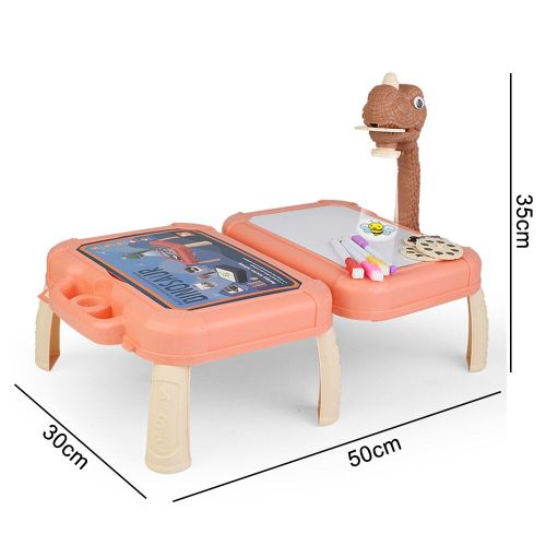 Table De Dessin Animé Dinosaure Pour Enfants, Projecteur Led, Tableau De Peinture Éducatif, Bureau Pour Enfants, Outils De Peinture Artistique, Jouets, Cadeau