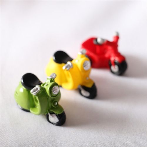 Ensemble De 3 Accessoires De Moto Miniature Pour Maison De Poupée, Cadeau De Bricolage, 1/12