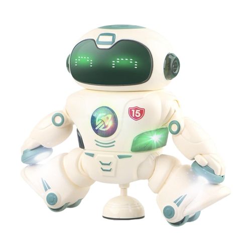 Jouet Robot Musical Et Amusant, Lumière Rotative, Action Intelligente, Cadeau D'Anniversaire Pour Enfants De 6 Ans Et Plus
