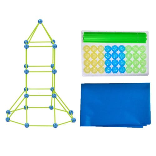 Kit De Construction De Fort Pour Enfants, 264 Pièces, Construction Ultime De Fort, Ensemble De Construction De Château, Tour D'Avion, Bricolage
