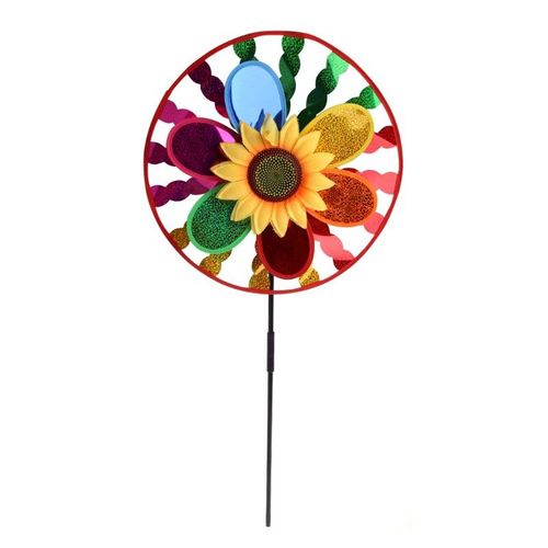 Moulin À Vent En Tournesol Coloré, Décoration De La Maison, Du Jardin, De La Cour, Jouet Pour Enfants