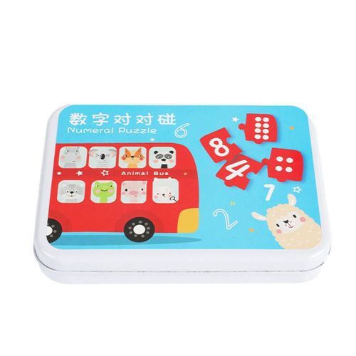 Jouets En Bois Pour Enfants, Nombres Cognitifs, Face À Face, Puzzle Éducatif Pour Bébé, Éducation Précoce, Cartes Assorties