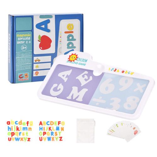 Ensemble De Puzzle Alphabet Magnétique Pour Bébé, Jouet D'Éveil Anglais Pour Enfants, Puzzle Montessori Pour Tout-Petits, Nouvelle Collection