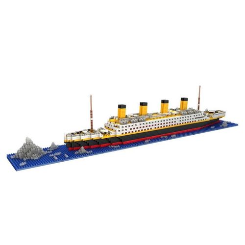 Ensemble De Blocs De Construction De Modèle De Bateau De Croisière Titanic, Jouets De Bricolage, Micro Mini Blocs, 1860 Pièces, Y4ud