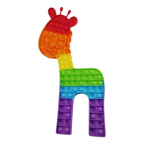 Jouet Sensoriel Anti-Anxiété, Girafe, Jeu Interactif, Pression Des Doigts, Planche À Presser, Pour Enfants Et Adultes, Famille, Simple