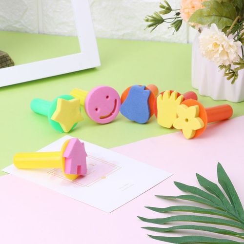 Sceaux Eva Pour Bébé, Jouet Éducatif De Dessin, Graffiti, Peinture, Bricolage, Pour Enfants, 6 Pièces, Y4ud