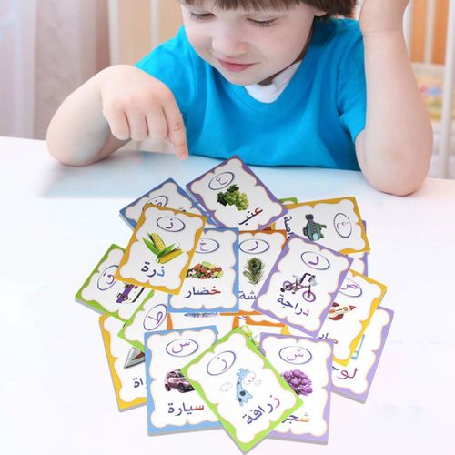 Cartes Flash Alphabet Arabe, 28 Pièces, Lettres De Vue, Jeux Pour Tout-Petits