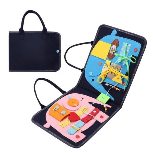 Jouet Montessori 24*10 Pouces, Jouet D'Apprentissage En Avion Ou En Voiture, Facile À Transporter Pour Les Tout-Petits De 1 À 5 Ans, Garçons Et Filles