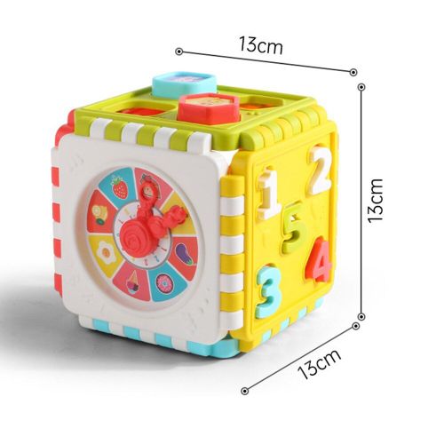 Jouet En Forme De Cube Coloré Pour Bébé, Jouet De Tri Assorti, Bloc De Construction Géométrique, Reconnaissance Des Couleurs, Éducatif Pour Enfants