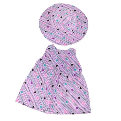Robe Décontractée Sans Manches Avec Chapeau Pour Poupées Américaines, Accessoire De Poupée De 18 Pouces