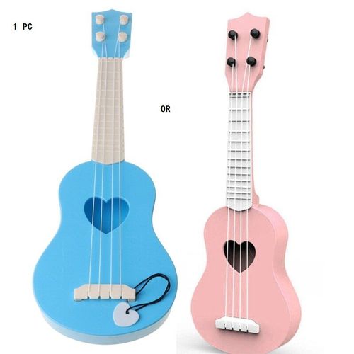 Ukulele Acoustique De Simulation 4 Cordes, Petite Guitare Pour Enfants, Instrument De Musique, Jouet, Culture De L'Intérêt Pour Bébé