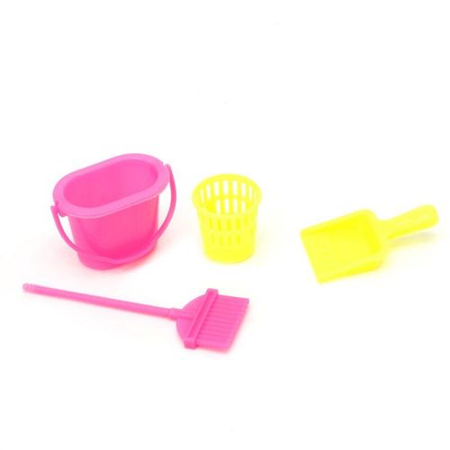 Kit De Nettoyage Pour Meubles De Maison De Poupée Barbie, Ensemble De 4 Pièces