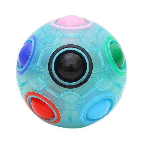 Cube De Balle Magique Arc-En-Ciel Coloré, Jeu De Correspondance Des Couleurs Pour Enfants, Entraînement De La Cognition, Jouet Éducatif Innovant Pour Enfants