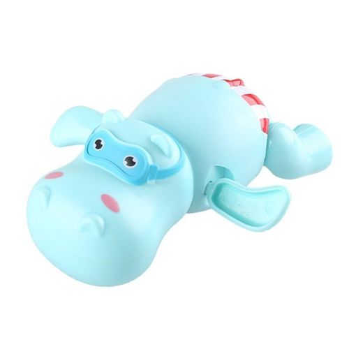 Jouets De Bain Pour Bébé, 1 Pièce, Salle De Bain, Douche, Horloge, Natation, Enfants, Jeu D'Eau, Mignon Petit Hippopotame, Jouets De Baignoire Pour Enfants