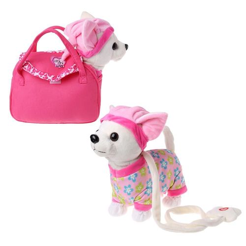 Robot Électronique Pour Animaux Domestiques, Jouet Interactif Avec Sac, Chien, Fermeture Éclair, Chant, Marche, Cadeaux D'Anniversaire Pour Enfants