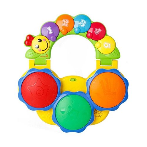 Sons Amusants Et Belles Lumières, Jouets De Tambour De Musique Pour Petit Bébé De 6 À 12 Mois