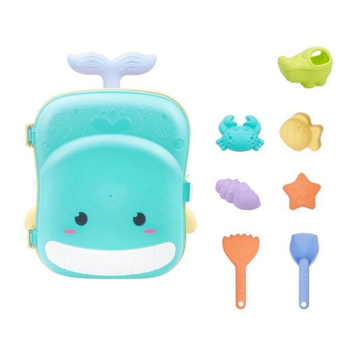 Bac À Sable Jouet Avec Pot D'Arrosage, Jeu De Plage Interactif, Valise Pour Enfant, Jouet De Plage D'Été, Pack De Sable, Accessoires