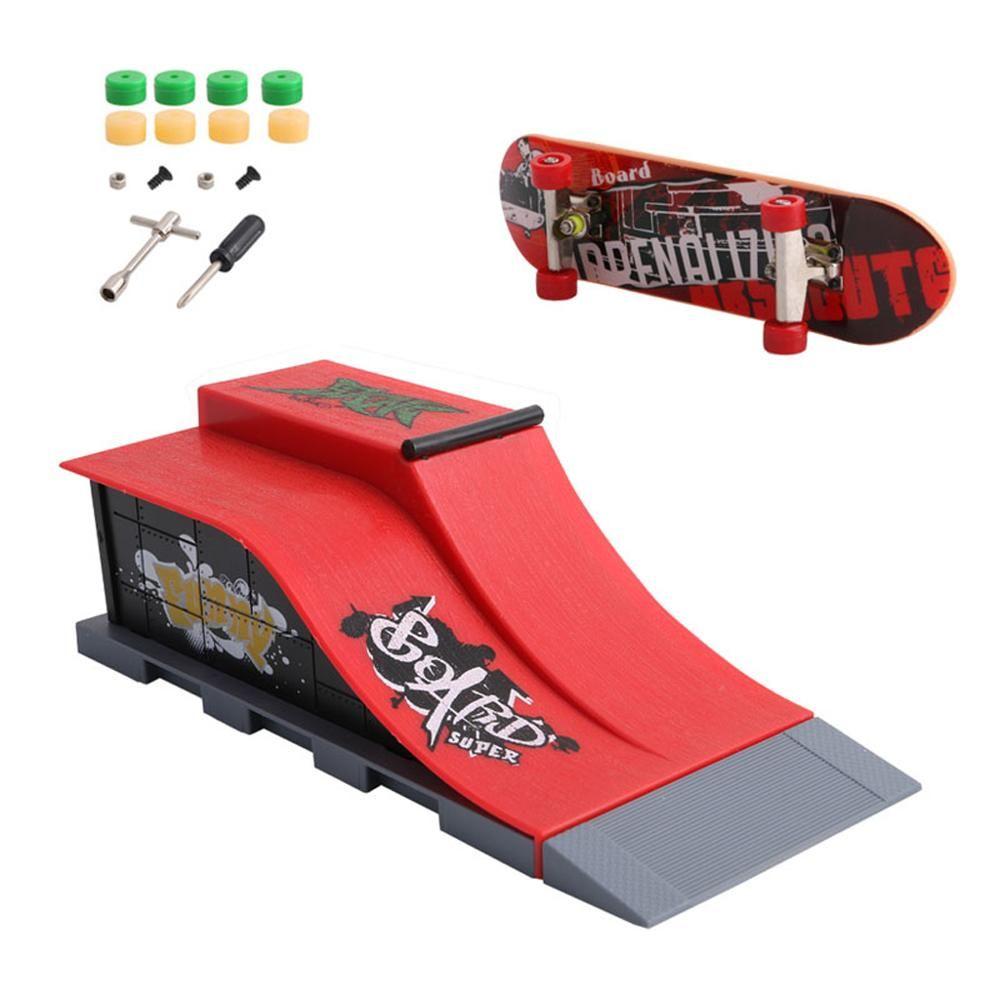 Skateboard à doigts 6 en 1, pièces de rampe de parc de Skate pour