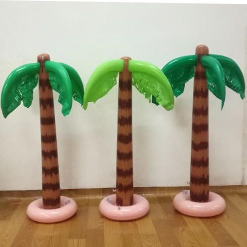 Palmier Tropical Gonflable De 90cm, Piscine, Décor De Fête À La Plage, Jouet Fournitures D'Extérieur