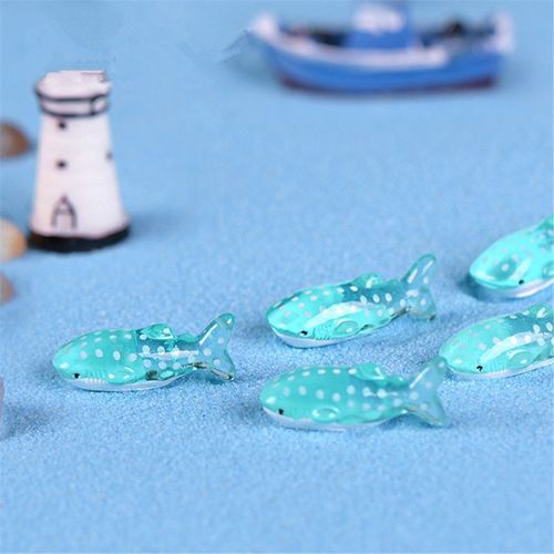 Lot De 6 Mini Poupées Mignonnes, Jouet D'Action Féerique Miniature De Requin Poisson
