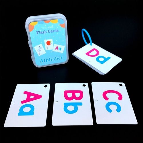 Carte D'Apprentissage Des Mots Anglais Pour Bébés, Cartes Flash Montessori, Jouets Éducatifs, Lettres, Alphabet, Chiffres Abc, Pour Tout-Petits