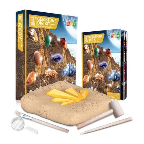 Kit D'Excavation De Pierres Précieuses En Cristal, Jeu De Bricolage, Jeu De Trésors, Kit De Découverte D'Astronomie, Jouet Éducatif