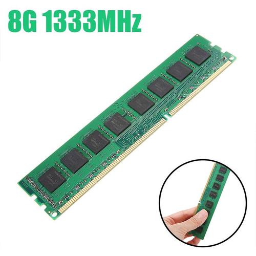 Barrette de RAM DDR3 8 go ou 24 broches pour ordinateur de bureau, Module de mémoire vive, fréquence 1333MHZ ou 1333MHZ, norme PC3, 1 unité