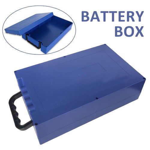boîte de rangement pour piles, boîtier pour piles au Lithium ABS, bleu, Durable, Portable, étanche, accessoires, 1 pièce