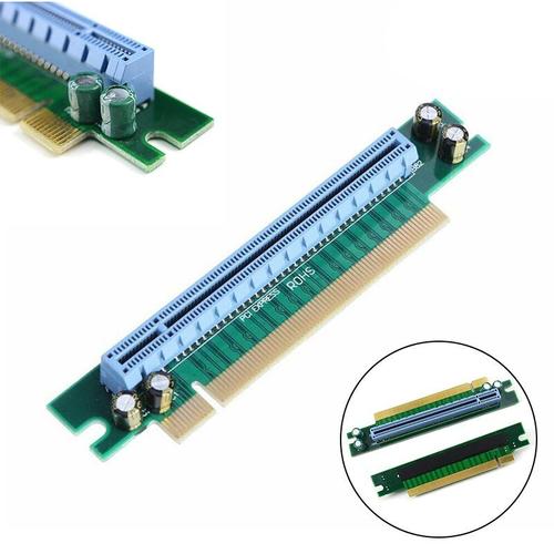 carte graphique PCI-E 16X, 90 degrés, 1 pièce, pour châssis ordinateur et serveur