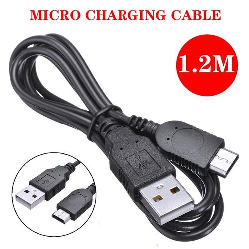 Câble Alimentation Usb 1.2m, Cordon De Chargeur Dédié Au Remplacement De La Console Nintendo Gbm Game Boy Micro, 1 Pièce