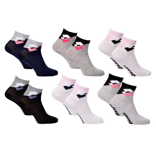 Chaussettes Femme Lotto Socquettes Pack De 6 Paires Women Quarter 2314