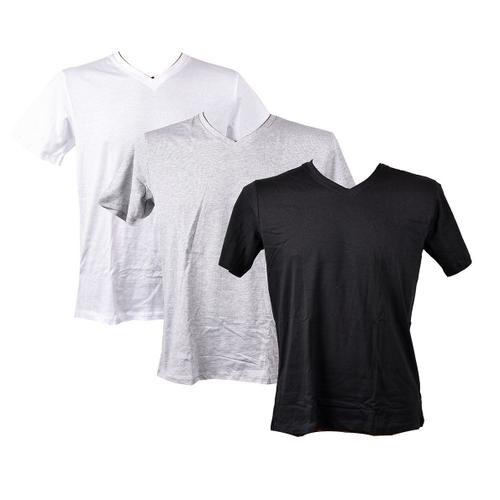 T Shirt Homme Christian Lacroix En Coton Confort Et Qualité Pack De 3 T Shirts Col V 0130