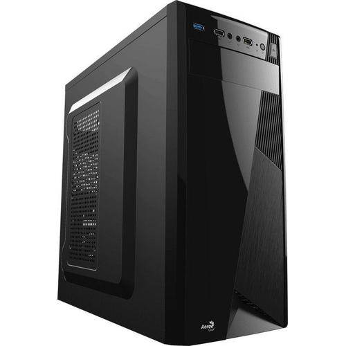 AeroCool PGS C Series CS-1101 - Black Edition - tour - ATX - pas d'alimentation (ATX) - noir - USB/Audio