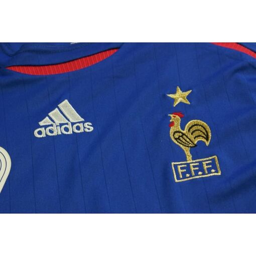 Maillot Équipe De France Domicile 2006-2007 - N°77 Ouki - Adidas Taille XL Homme - Rétro