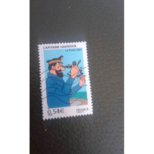 Timbre Capitaine Haddock De Tintin Oblitéré France T35