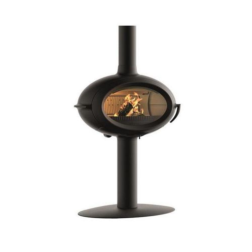 invicta - poêle à bois fonte 7kw noir - p648114